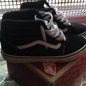 Common black high top vans